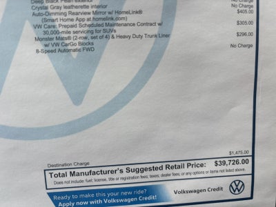 2026 Volkswagen Tiguan SE R-Line Black