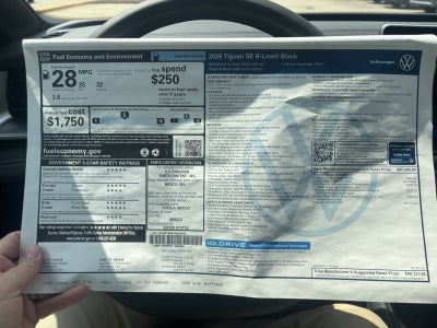 2026 Volkswagen Tiguan SE R-Line Black