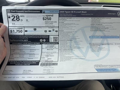 2026 Volkswagen Tiguan SE R-Line Black