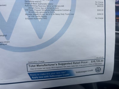 2026 Volkswagen Tiguan SE R-Line Black