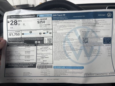 2026 Volkswagen Tiguan SE