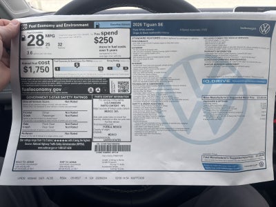 2026 Volkswagen Tiguan SE