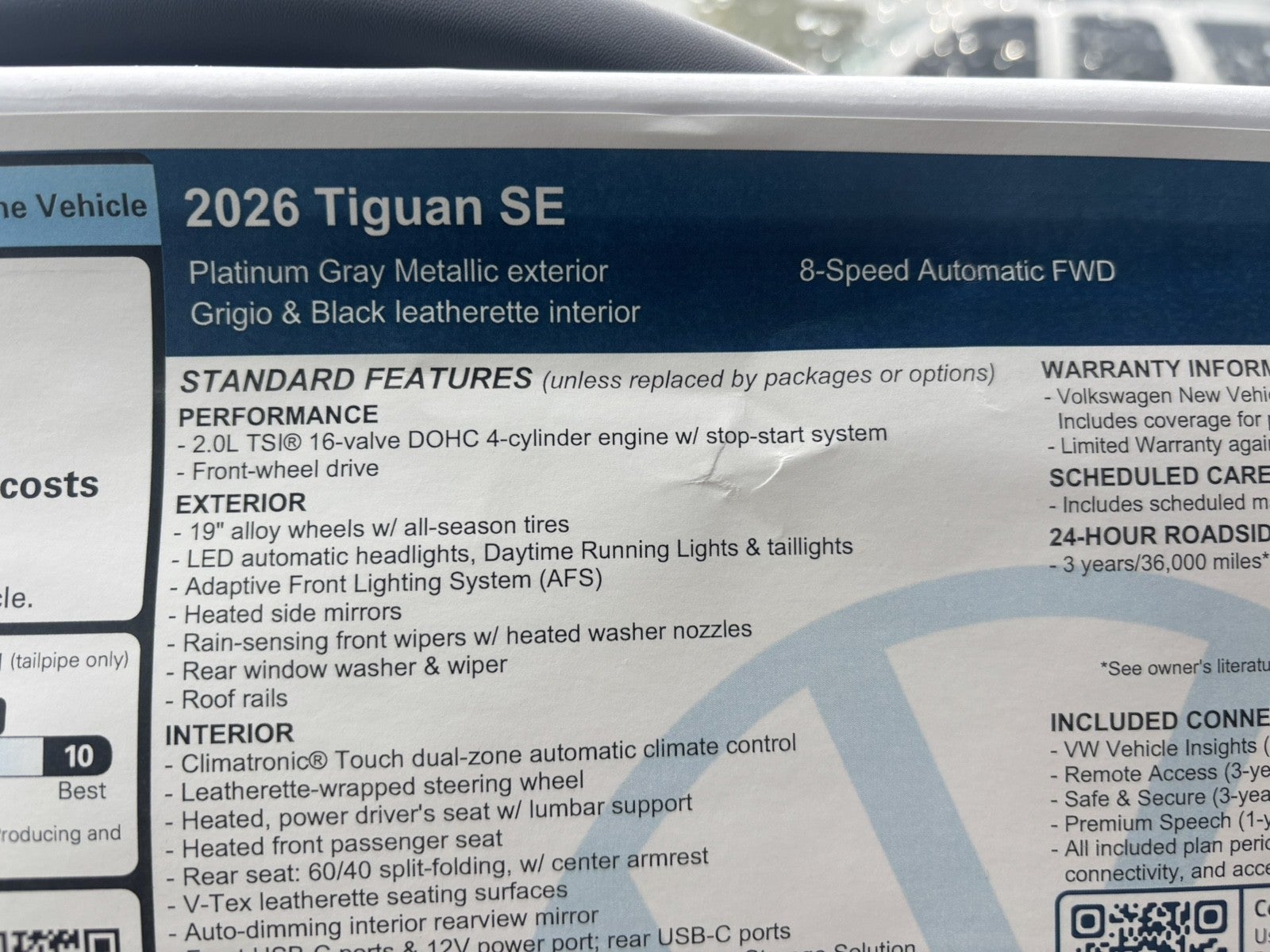 2026 Volkswagen Tiguan SE