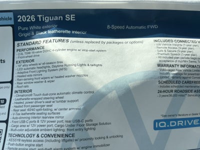 2026 Volkswagen Tiguan SE