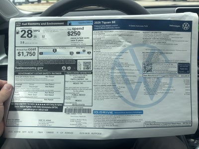 2026 Volkswagen Tiguan SE