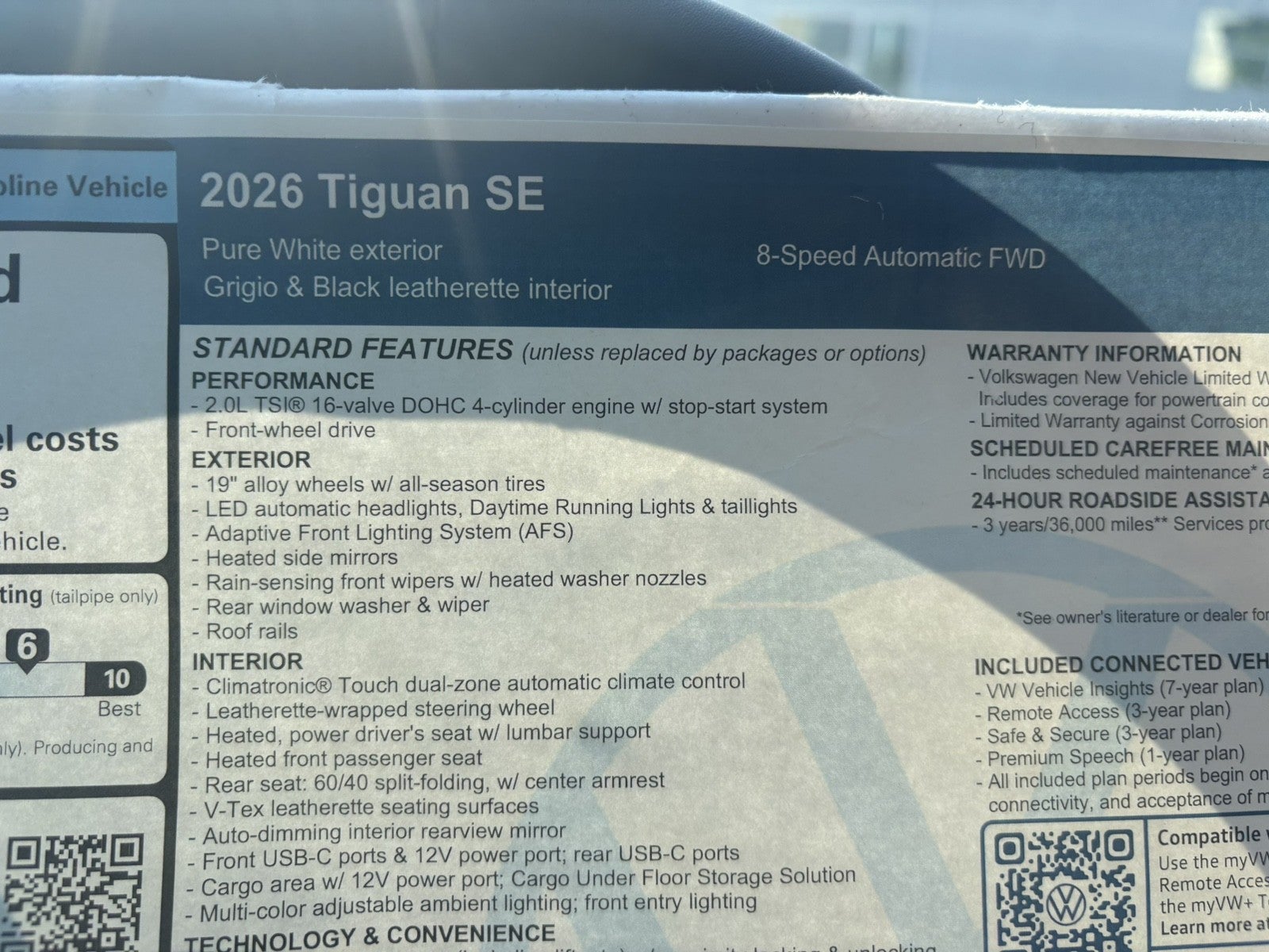 2026 Volkswagen Tiguan SE