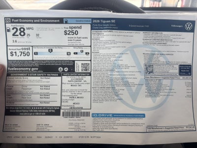 2026 Volkswagen Tiguan SE