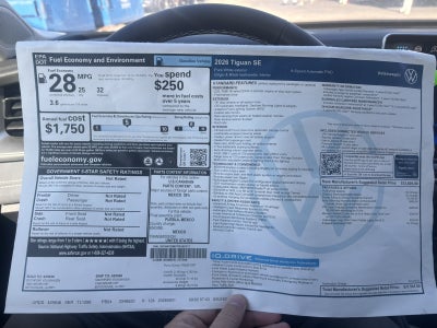 2026 Volkswagen Tiguan SE