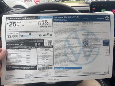 2026 Volkswagen Tiguan SEL R-Line Turbo