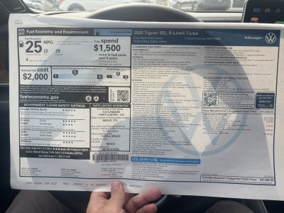 2026 Volkswagen Tiguan SEL R-Line Turbo
