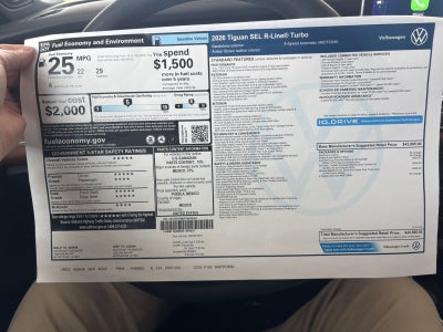 2026 Volkswagen Tiguan SEL R-Line