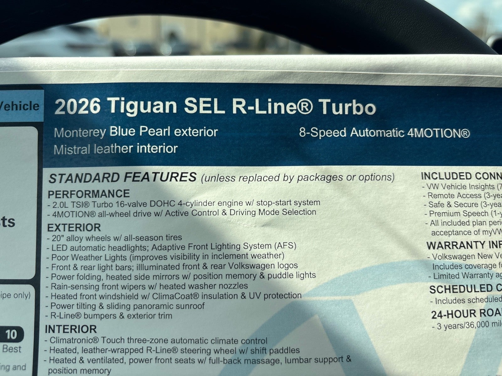 2026 Volkswagen Tiguan SEL R-Line