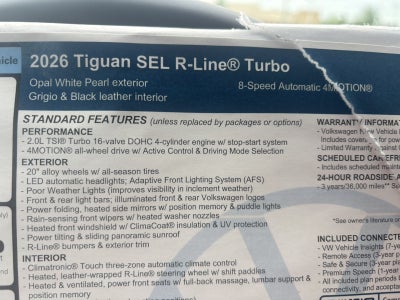2026 Volkswagen Tiguan SEL R-Line Turbo