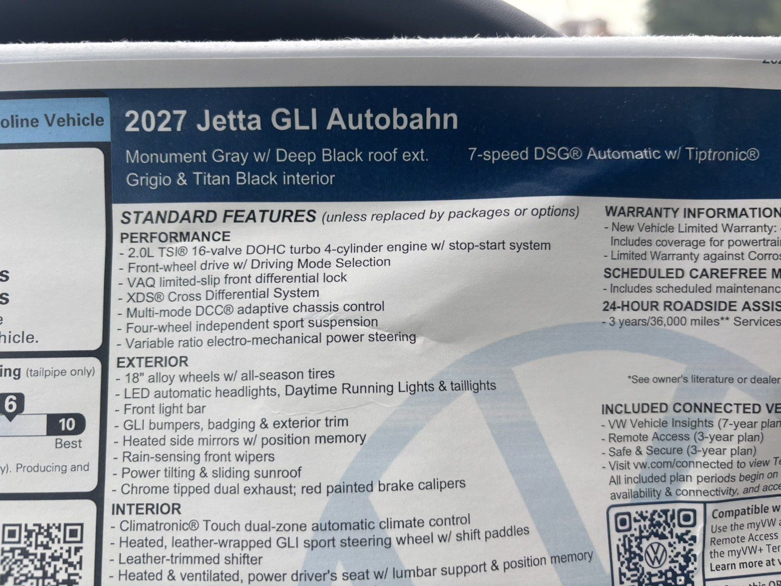 2027 Volkswagen Jetta GLI Autobahn