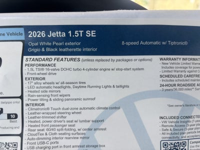 2026 Volkswagen Jetta SE