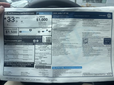 2026 Volkswagen Jetta SE