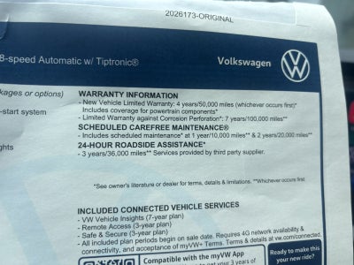 2026 Volkswagen Jetta SE