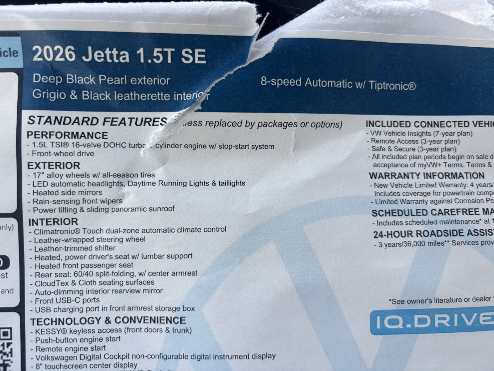 2026 Volkswagen Jetta SE