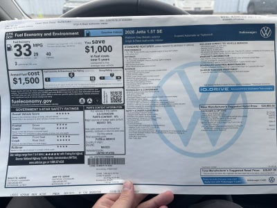 2026 Volkswagen Jetta SE