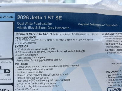 2026 Volkswagen Jetta SE