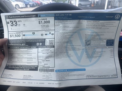 2026 Volkswagen Jetta SE