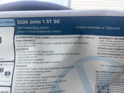 2026 Volkswagen Jetta SE