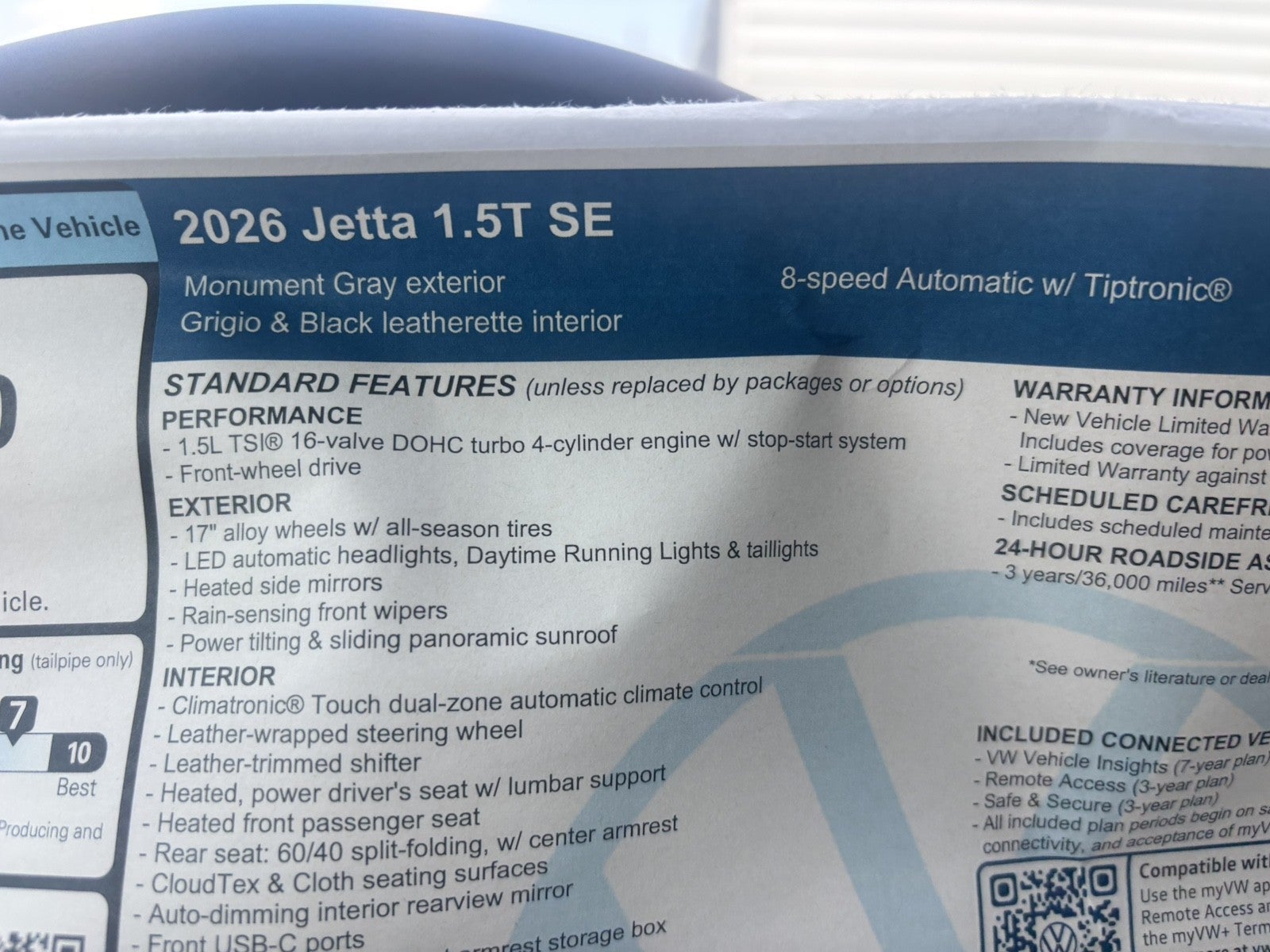 2026 Volkswagen Jetta SE