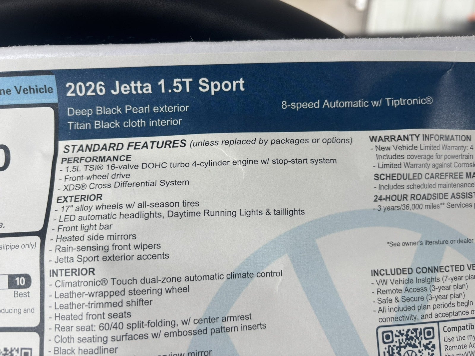 2026 Volkswagen Jetta Sport