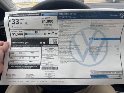 2026 Volkswagen Jetta SEL