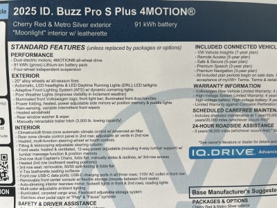 2025 Volkswagen ID. Buzz Pro S Plus
