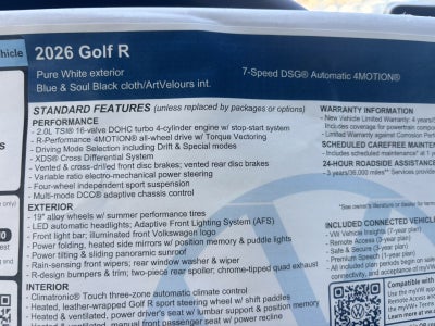 2026 Volkswagen Golf R Base