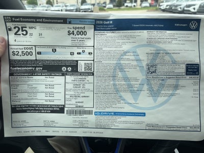 2026 Volkswagen Golf R Base