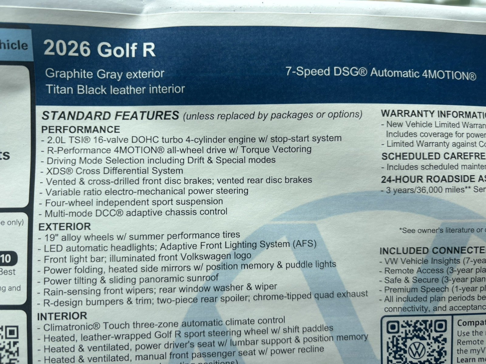 2026 Volkswagen Golf R Base