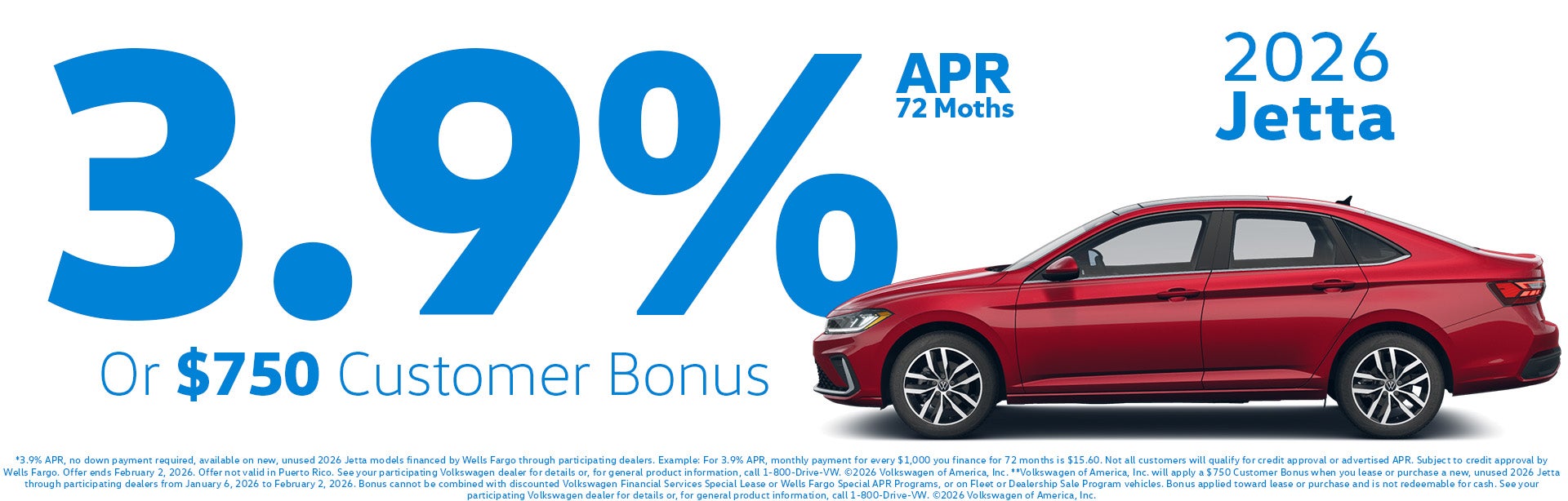 2026 Jetta SE Offer