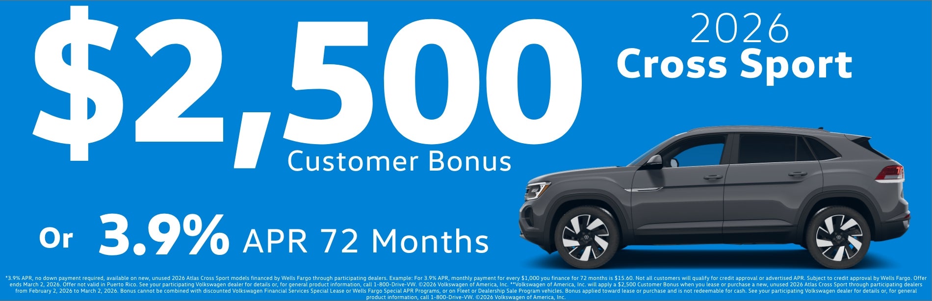 2026 Cross Sport Offer