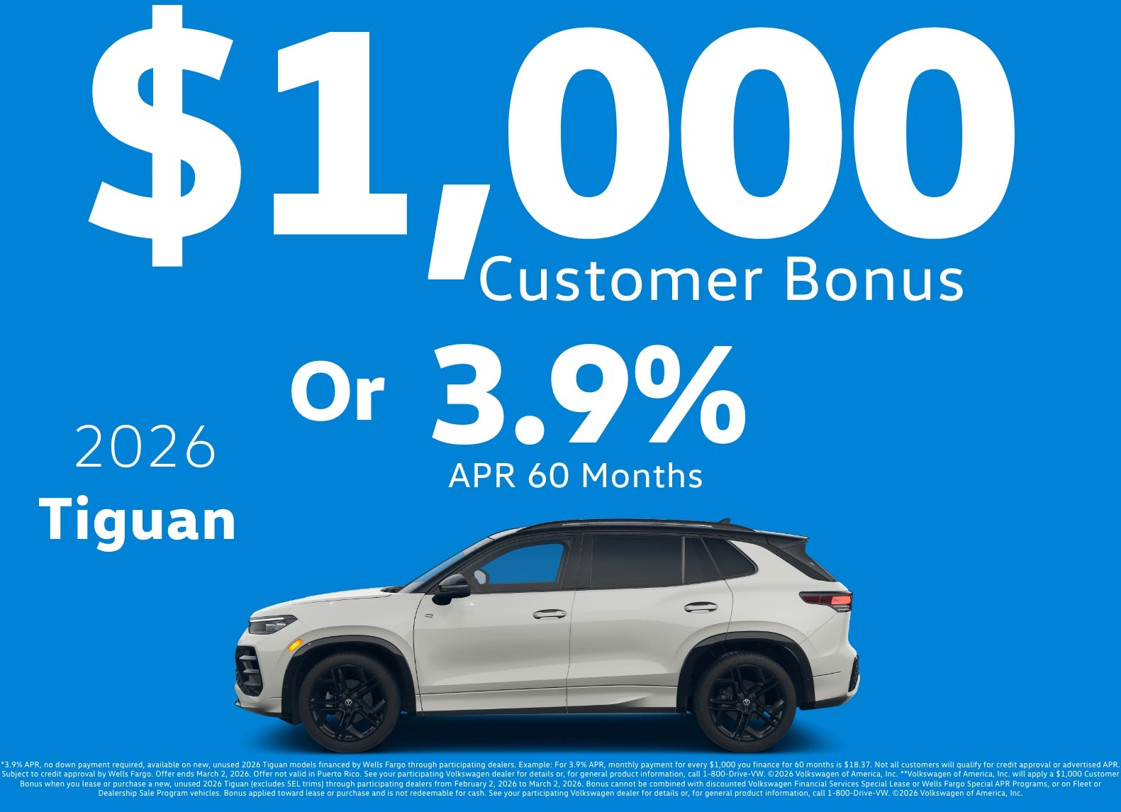 2026 Volkswagen Tiguan Special